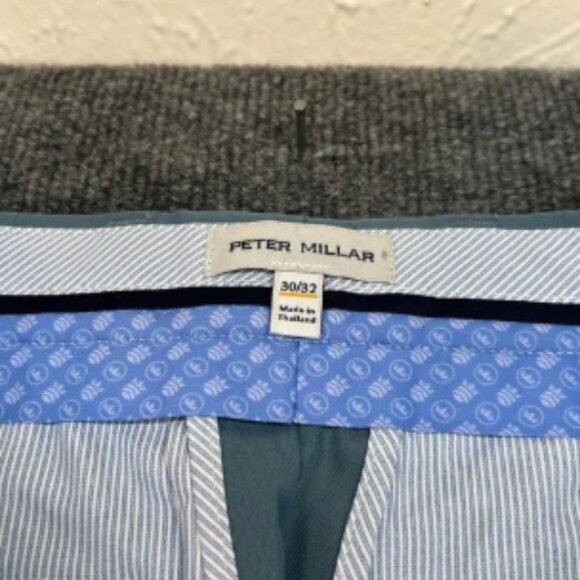 Peter Millar Crown Sport Eb77 Performance 5 Pocket Golf Pant Rainfall Blue 30x32 - Picture 5 of 6